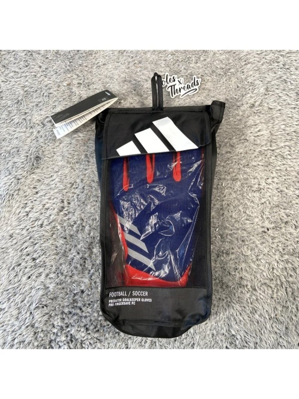 Adidas Predator GL Pro Fingersave PROMO Goalkeeper Gloves Size 11.5 Adult IX3864